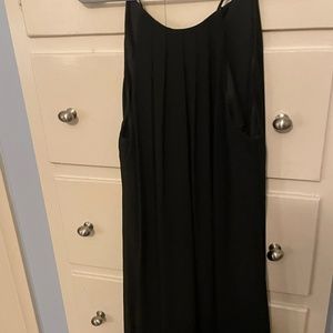 Black Knee-Length Halter Dress - Impeccable Pig - Size Large